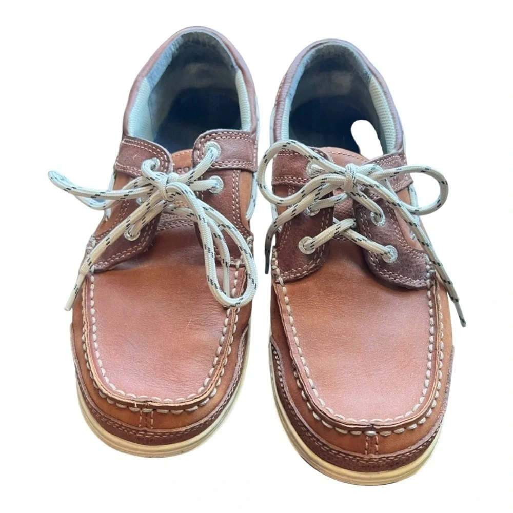 Sebago Leather Boat Triton Three-Eye Brown - Dark Brown Shoes 7000GF0-983